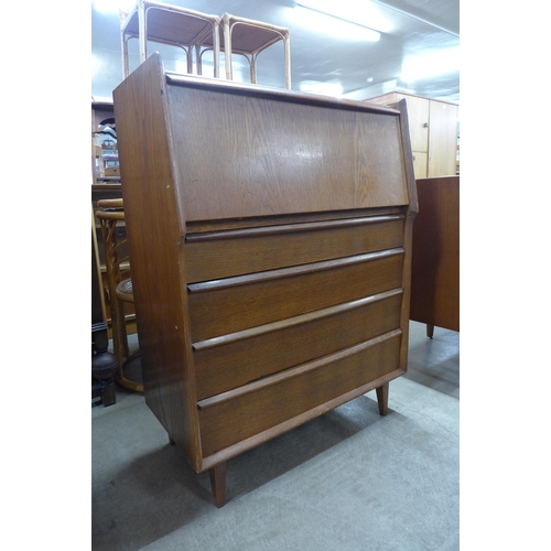 11 - A teak bureau