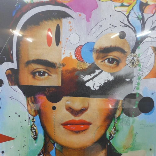 1355 - A canvas print, Loui Jover (Kahlo Anaylitica) 60X80  (WDC10062023)