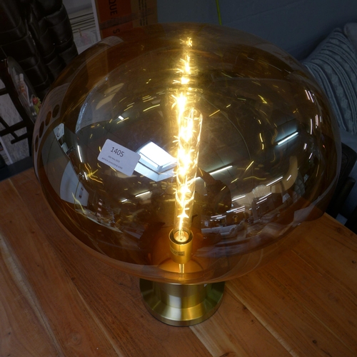 1405 - A large Eddison bulb table lamp