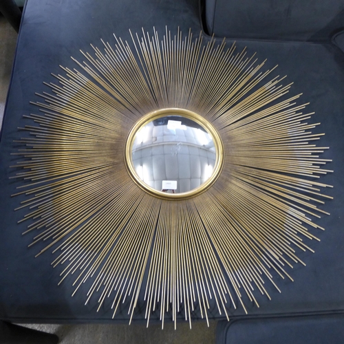 1460 - A sunburst convex mirror