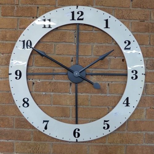 1491 - An Art Deco style skeleton clock