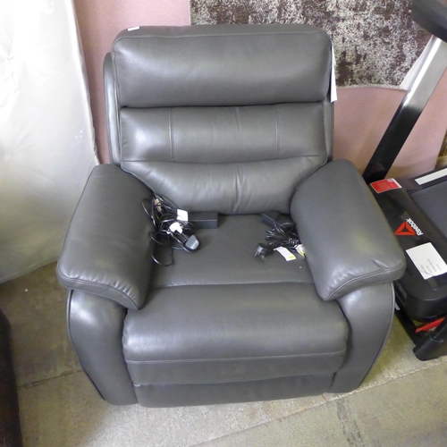 1510 - Fletcher Leather Power Recliner, original RRP £608.33 + VAT (4165-40) * This lot is subject to VAT