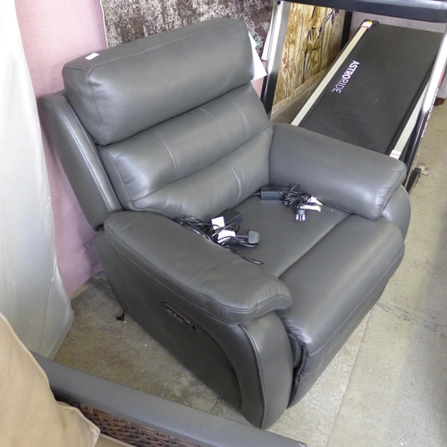 1510 - Fletcher Leather Power Recliner, original RRP £608.33 + VAT (4165-40) * This lot is subject to VAT