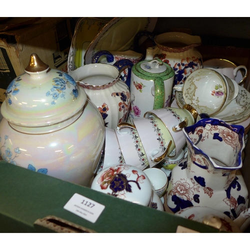 1127 - A collection of china including Kent, Sadler, Masons, Coalport, etc. **PLEASE NOTE THIS LOT IS NOT E... 