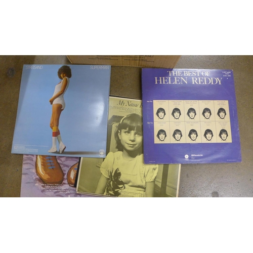 1149 - A box of LP records including Barbara Streisand **PLEASE NOTE THIS LOT IS NOT ELIGIBLE FOR POSTING A... 