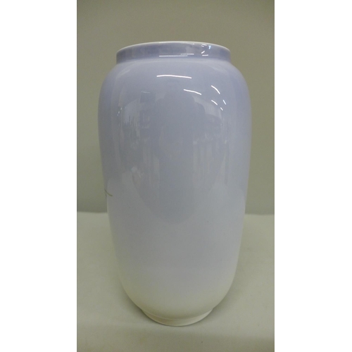 606 - A Royal Copenhagen owl vase, 21cm