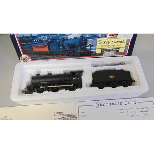 634 - A Bachmann 00 gauge locomotive and tender, Gresley J39 class 0-6-0, boxed