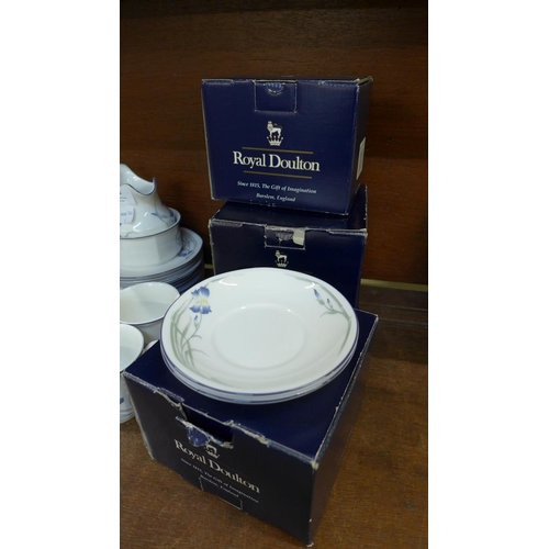 676 - Royal Doulton Minerva teaware, some boxed and unused