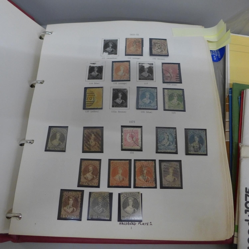 688 - A New Zealand mint and used stamp collection in an SG printed album with issues from 1855-1985, mixe... 