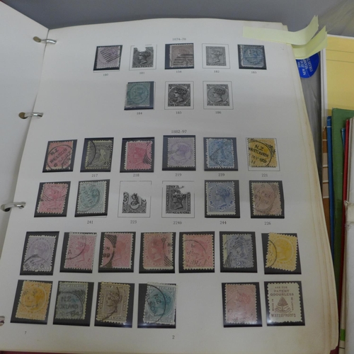 688 - A New Zealand mint and used stamp collection in an SG printed album with issues from 1855-1985, mixe... 