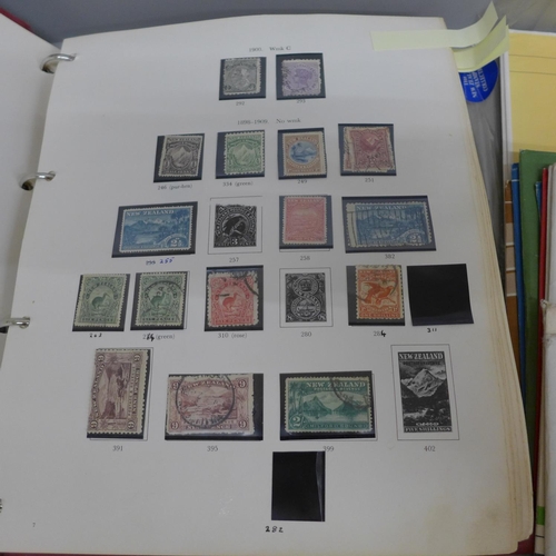 688 - A New Zealand mint and used stamp collection in an SG printed album with issues from 1855-1985, mixe... 