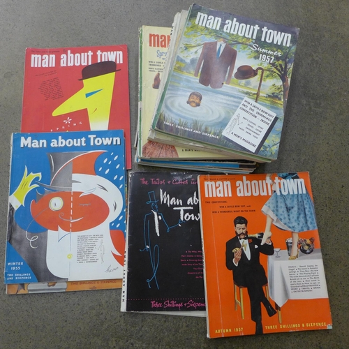 711 - A collection of 1950's Man About Town publications