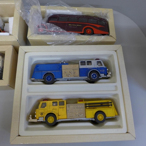 736 - Five Corgi Classics, transport and service vehicles, boxed