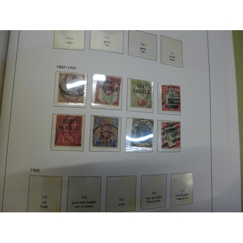 751 - A used collection of Great Britain stamps, housed in a boxed 'Davo' album with issues to 1970 with m... 