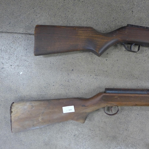 788 - A modern 322 air rifle and a Hungarian air rifle