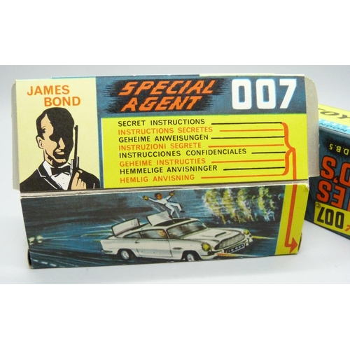 797 - A Corgi Toys Special Agent James Bond's Aston Martin DB5 in gold, reproduction box