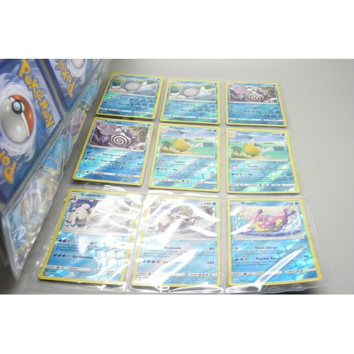 808 - 91 reverse holo Pokemon cards, part set from Sun and Moon, 2017