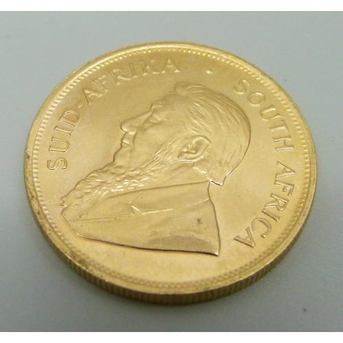 866 - A 1990 1oz. fine gold Krugerrand