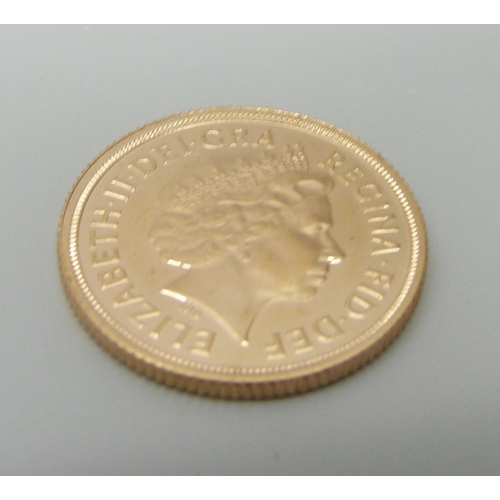 872 - A 2015 gold full sovereign