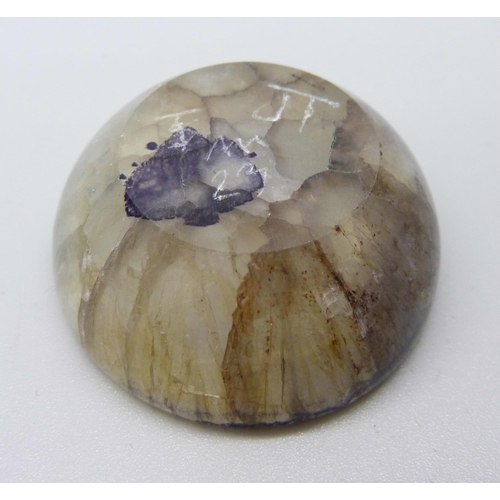 996 - A small Blue John bowl, 36mm diameter