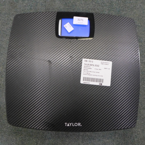 3392 - Taylor Digital Scales (289-82) * This lot is subject to VAT