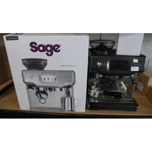 3004 - Sage Barista Touch Pump  Coffee Machine  (290-304) * This lot is subject to VAT