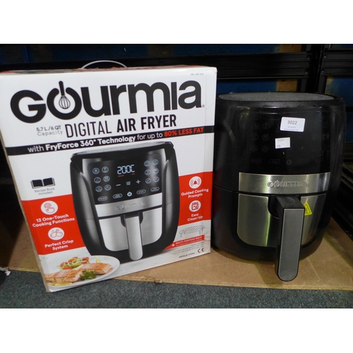 3022 - Gourmia Air Fryer  (290-292) * This lot is subject to VAT