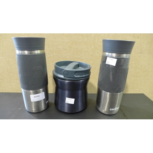 3040 - Reduce To Go Vacuum Insulated Flasks and Contigo Autoseal Hotd/Cold Pinnacle Mugs (2 Pack)  (290-203... 