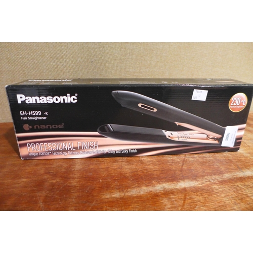 3086 - Panasonic Nanoe Rose Hold Straighteners (model:- EH-HS99) and Shedrain 42 Slim Umbrella (290-294,307... 