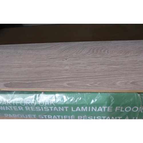 3140 - Pack Of Laminate Hartford Oak Flooring (290-338) * This lot is subject to VAT