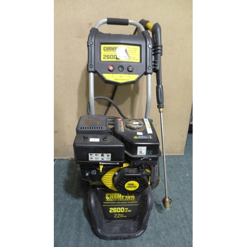 3145 - Champion Petrol Pressure Washer (2600 PSI 100382), original RRP £299.99 + VAT (290-99) * This lot is... 