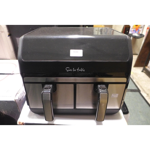 3148 - Sur Table Double Air Fryer (290-259) * This lot is subject to VAT