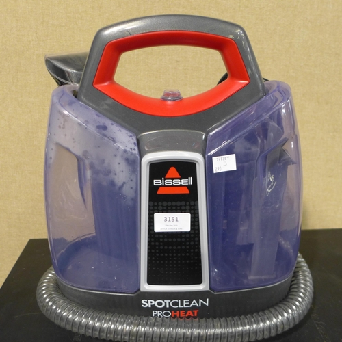 3151 - Bissell Spot Cleaner (model:- 36981), original RRP £99.99 + VAT (290-267) * This lot is subject to V... 