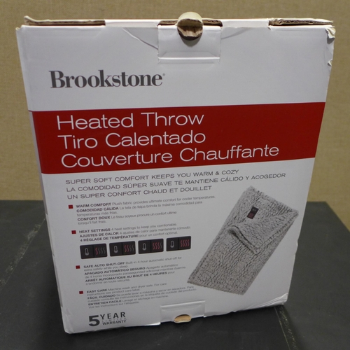 3160 - Brookstone Heated Throw (50 x 60) (290-119) * This lot is subject to VAT