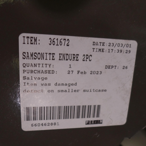 3164 - Samsonite Endure Two Piece Hardside Case Set, original RRP £134.99 + VAT (290-103) * This lot is sub... 