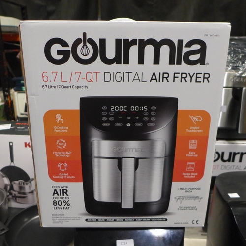 3212 - Gourmia Air Fryer (7QT) (290-147) * This lot is subject to VAT