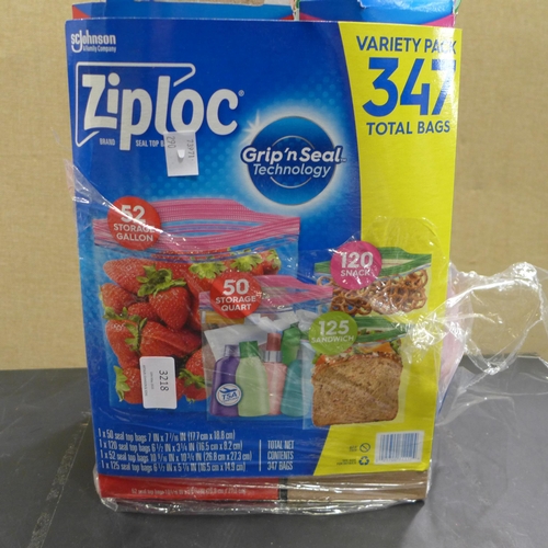 3218 - Ziploc Freezer Variety Pack (290-176) * This lot is subject to VAT