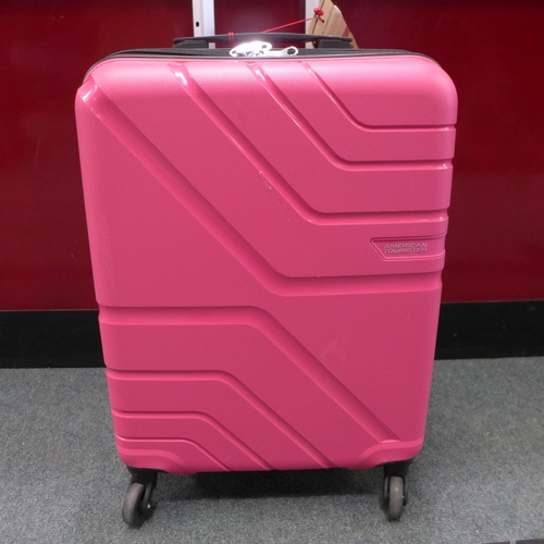 3227 - American Tourister Jetdriver Carryon 55cm 4 Wheel Spinner Hardside Case (290-28) * This lot is subje... 