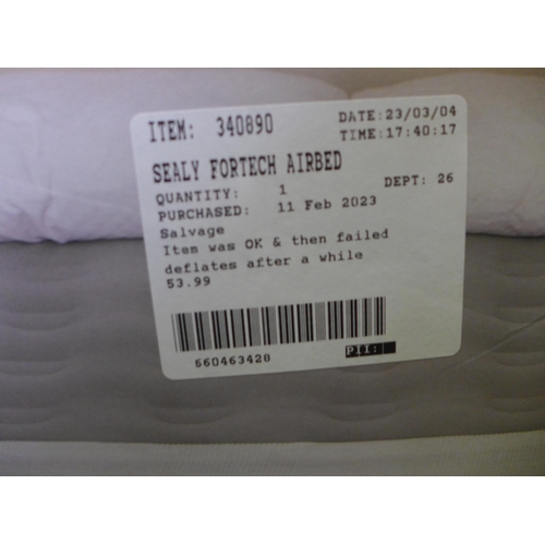 3232 - Sealy Fortech Airbed With Built-In Pump (290-161) * This lot is subject to VAT