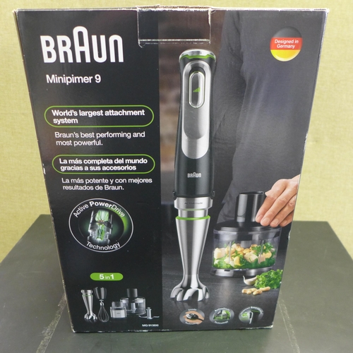 3244 - Braun Hand Blender (model:- MQ9138XI) (290-46) * This lot is subject to VAT