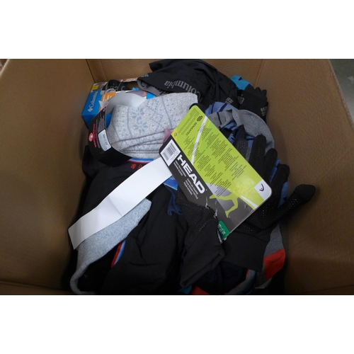 3335 - Box of mixed sized/style underwear/socks/Spyder tops  * This lot is subject to VAT