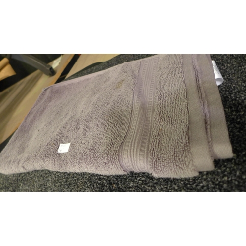 3362 - Washable Indoor Mat (50cm x 80cm) and Charisma Hand Towel Grey (model:- 50 x 90cm) (289-144,154) * T... 