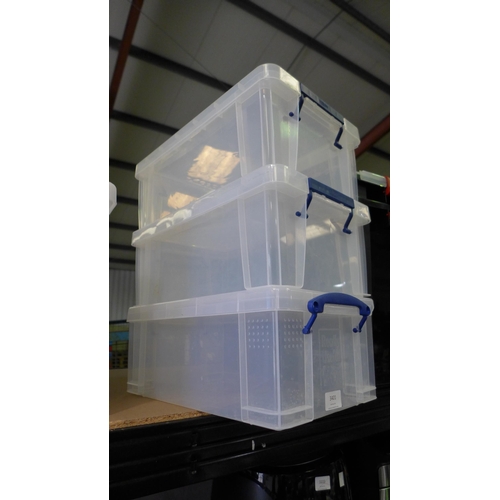 3401 - 3 Really Useful Box small storage containers