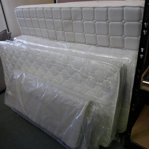 3405 - Dormeo Memory Plus Double Mattress, Two mixed Brand Single Mattresses And Sofa Bed Mattress - ( ALL ... 