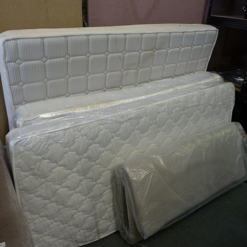 3405 - Dormeo Memory Plus Double Mattress, Two mixed Brand Single Mattresses And Sofa Bed Mattress - ( ALL ... 