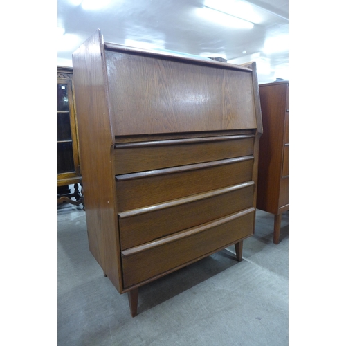 11 - A teak bureau