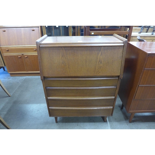 11 - A teak bureau