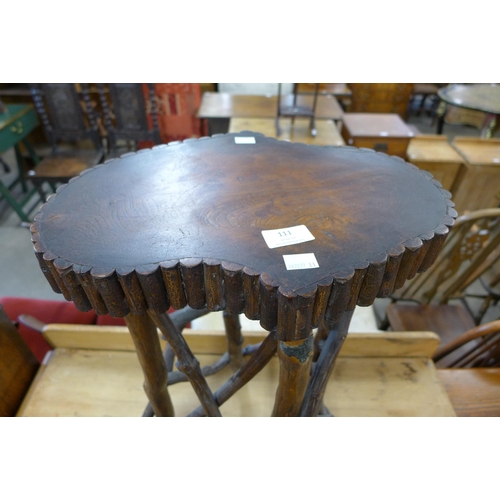 111 - A naturalistic rootwood occasional table