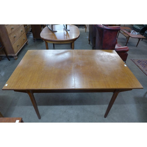 13 - A Bath Cabinet Makers teak extending dining table