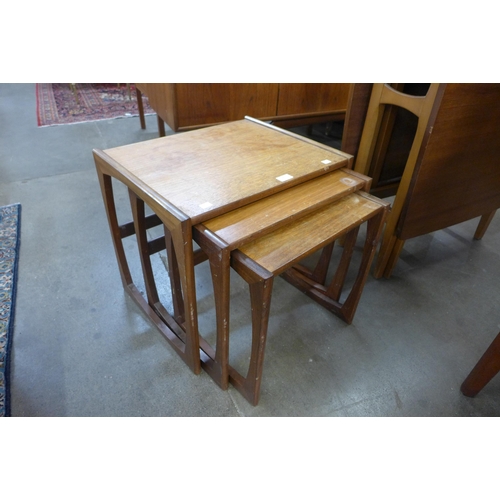 23 - A G-Plan Quadrille teak nest of tables